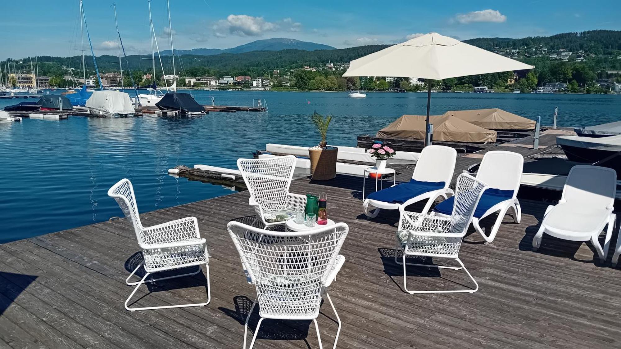 Tennis & Yacht Hotel Velden เวลเดน อัม เวิร์ทเทอร์ซี ภายนอก รูปภาพ