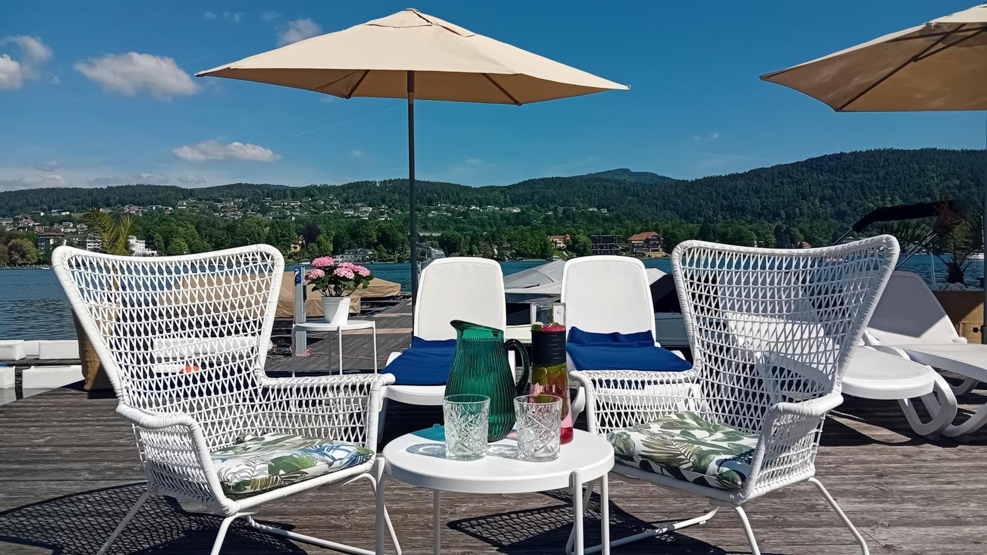 Tennis & Yacht Hotel Velden เวลเดน อัม เวิร์ทเทอร์ซี ภายนอก รูปภาพ