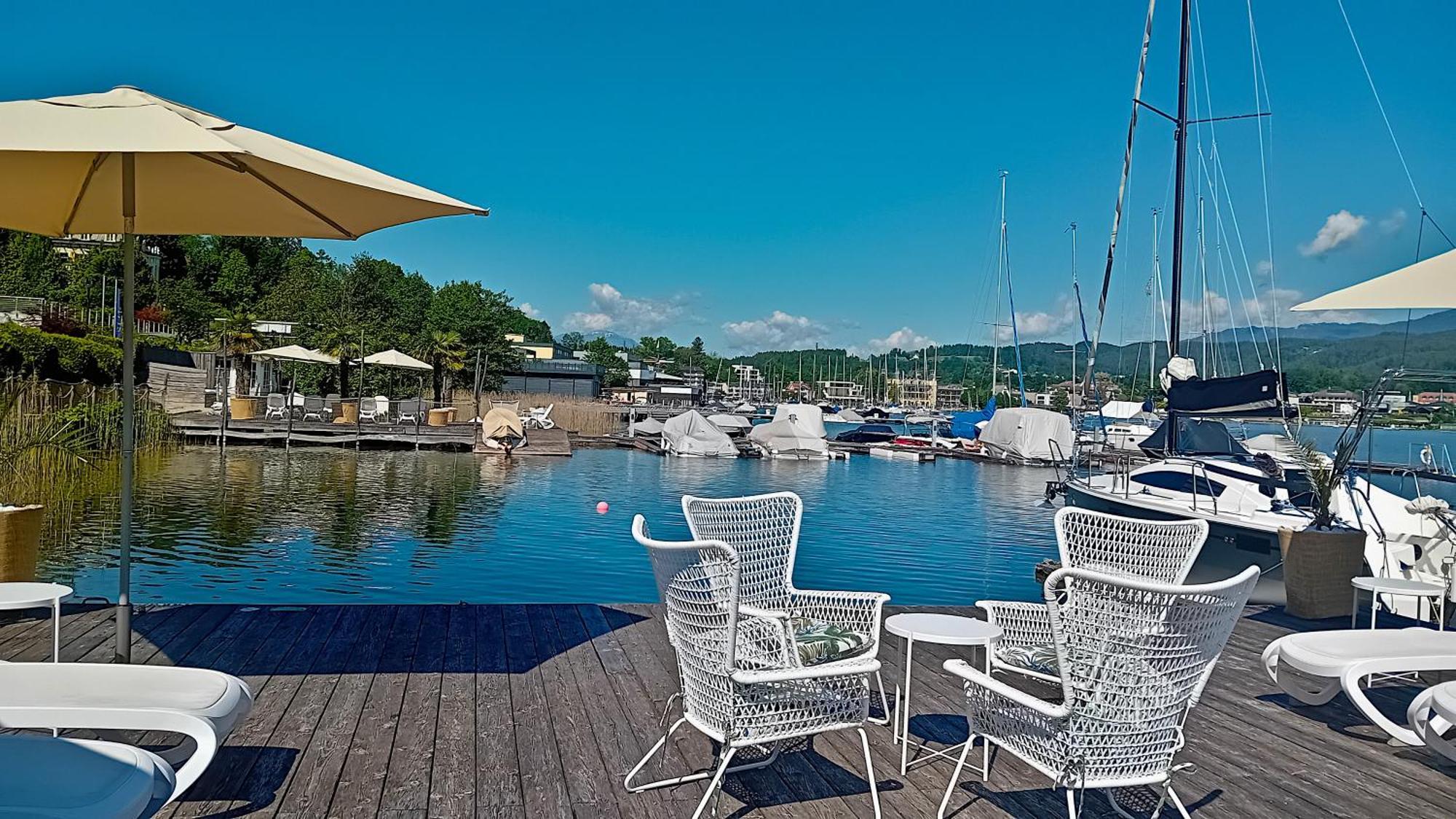 Tennis & Yacht Hotel Velden เวลเดน อัม เวิร์ทเทอร์ซี ภายนอก รูปภาพ