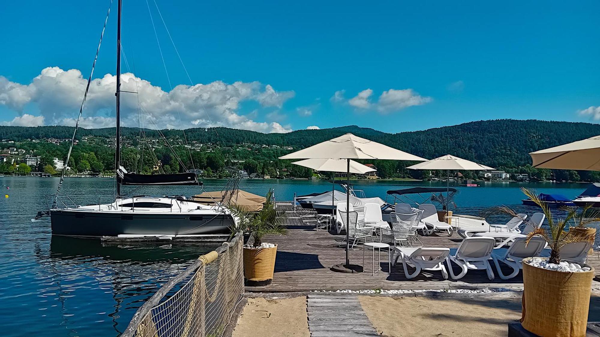 Tennis & Yacht Hotel Velden เวลเดน อัม เวิร์ทเทอร์ซี ภายนอก รูปภาพ