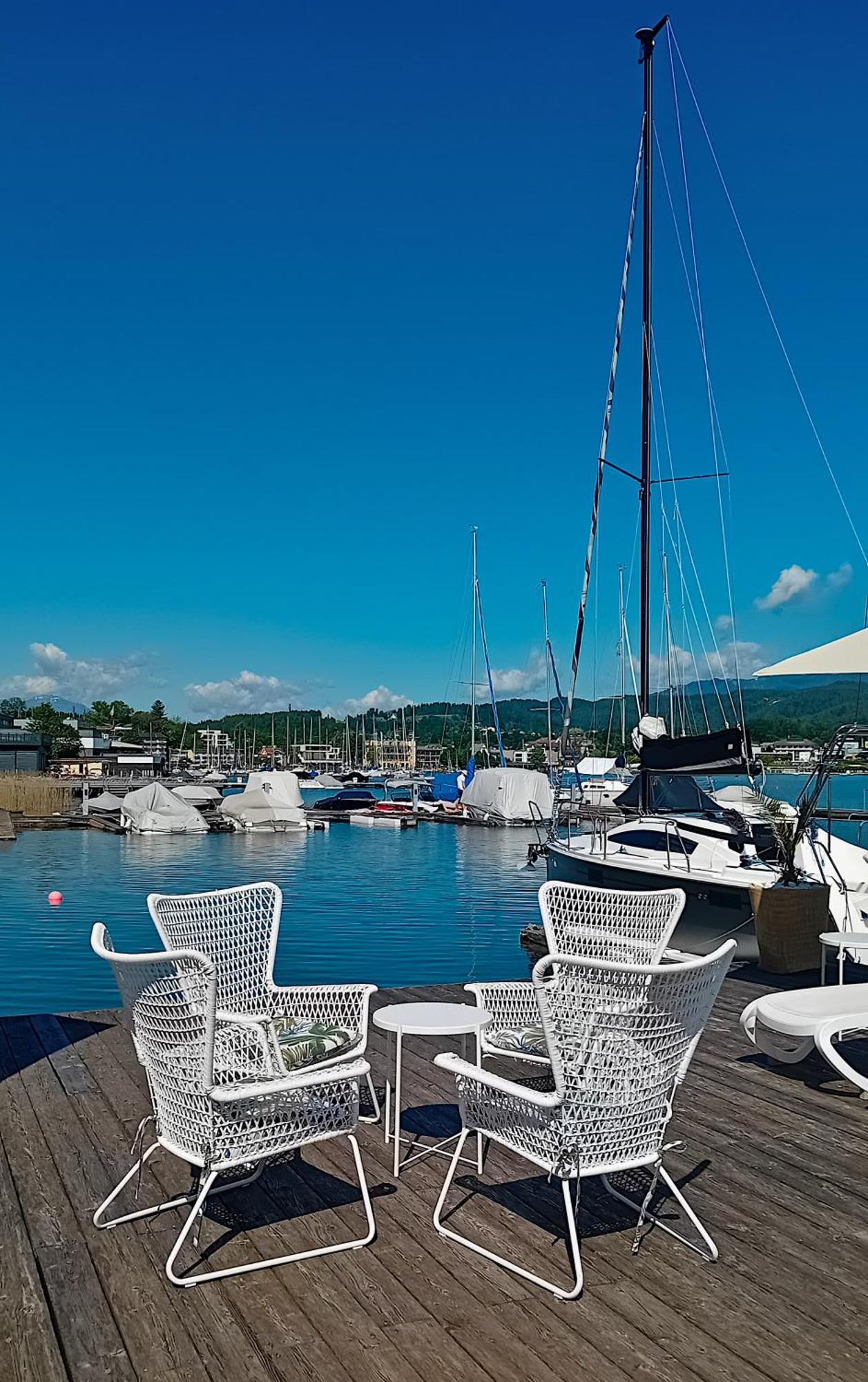 Tennis & Yacht Hotel Velden เวลเดน อัม เวิร์ทเทอร์ซี ภายนอก รูปภาพ